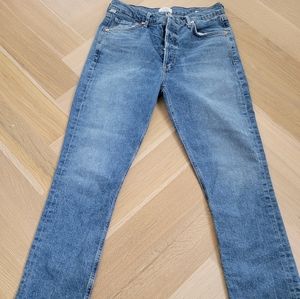 Straight leg jeans